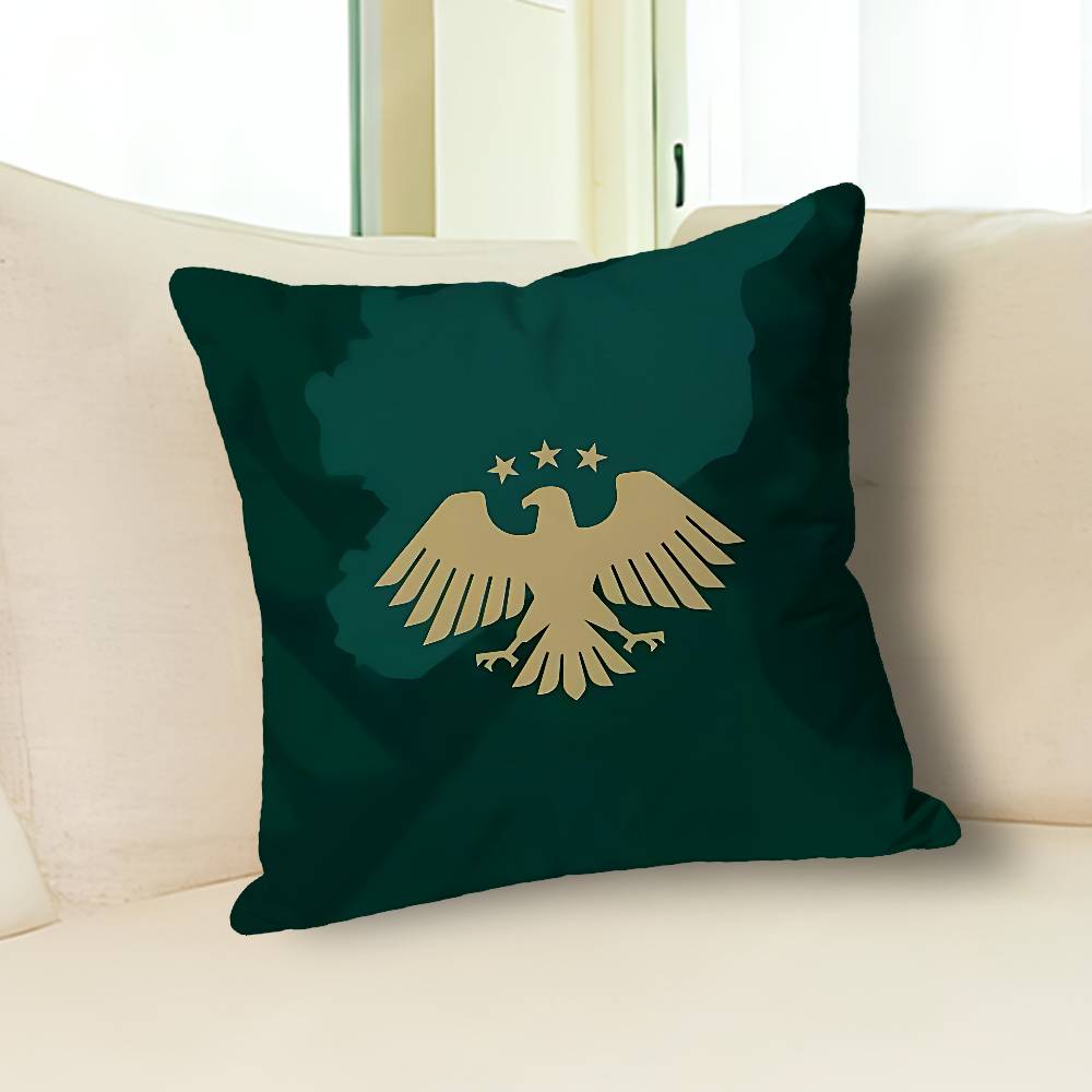 New Eagle Free S-Syrians-S Flag Celebrity Merchandise All-Match Printed Pillow Case Sofa Car Office Room Decoration Protector