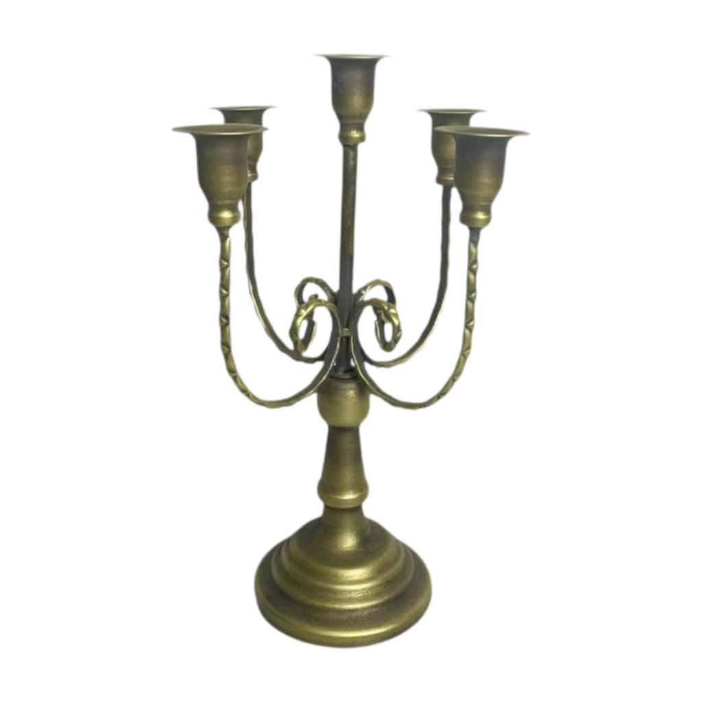 Vintage Candlestick Holder, Decorative Candle Stand for Wedding Bar Bedroom Decor