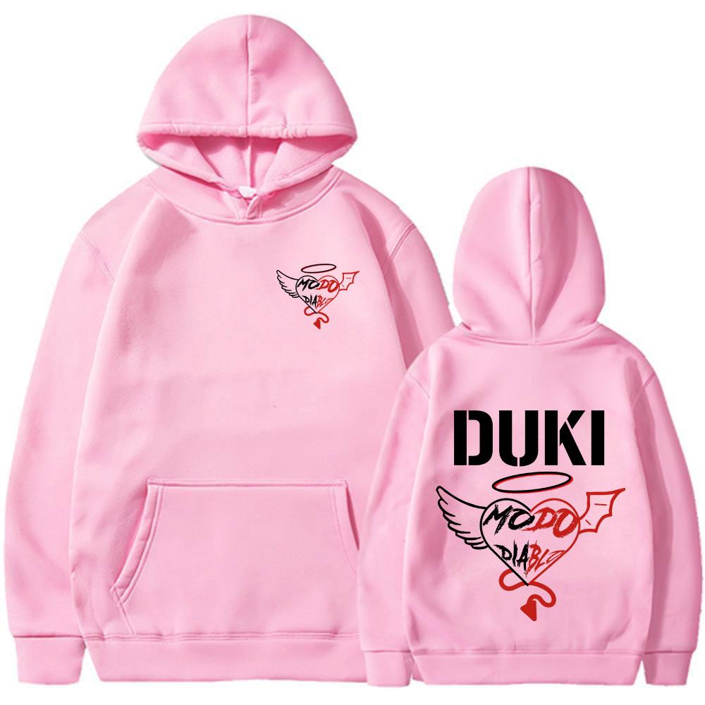 Rapper Duki Modo Dlablo Band Merch Hoodies Herren Damen Kleidung Mode Hip Hop Übergroße Sweatshirts Vintage Hip Hop Pullover