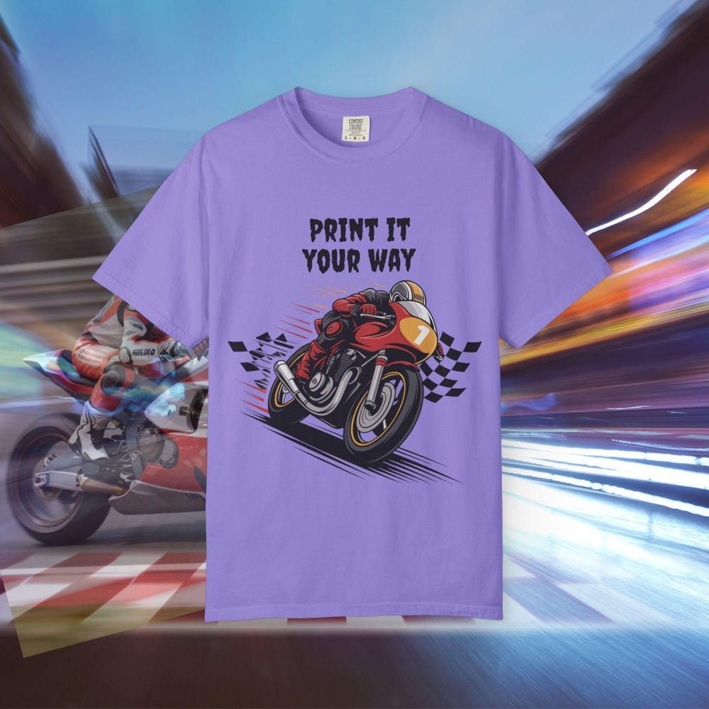 Carreras de Motos Racing graphic T-shirt | Motos Deportivas XS