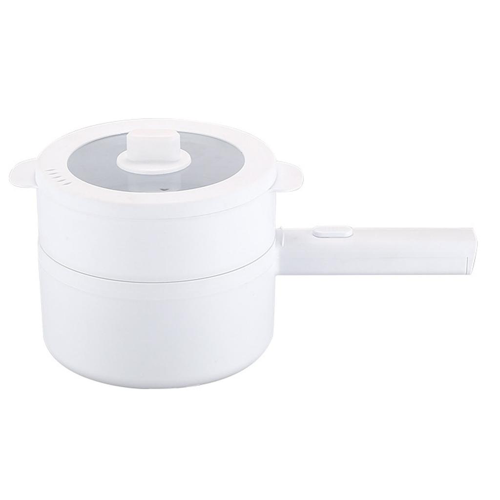 Electric Cooking Pot 2L Antisticking Ceramic Glaze Long Handle Auto Cut Off Easy Operation Electric