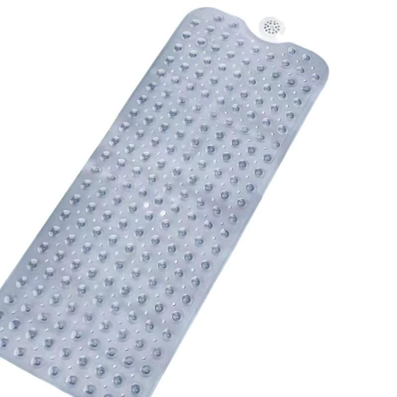 Bathtub Anti-Slip Shower Mat - Bathroom Foot Pad with Suction Cups to Prevent Falls