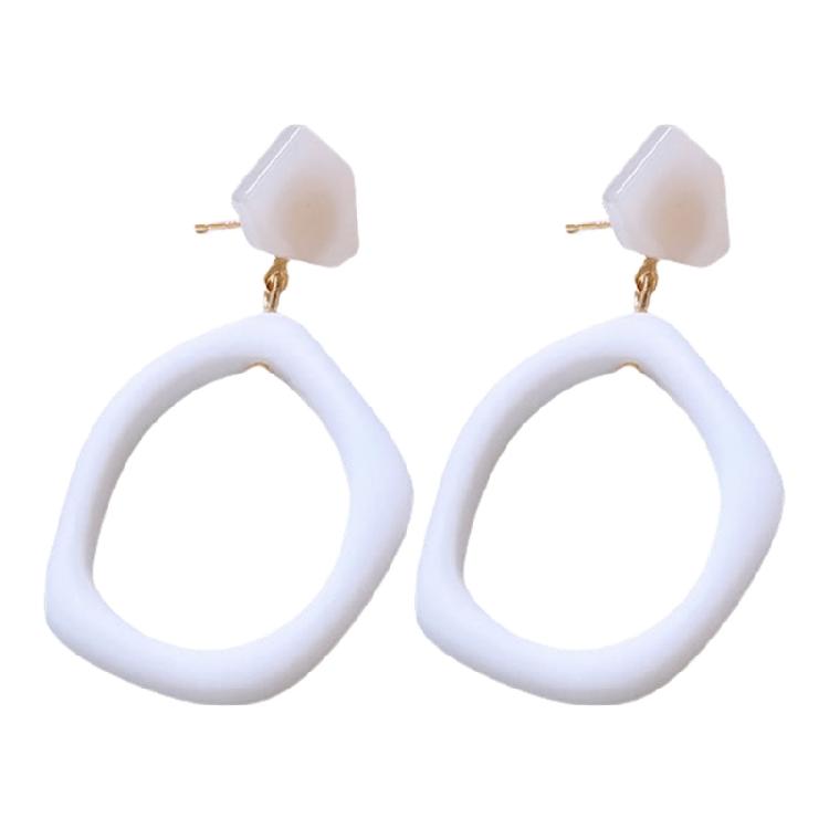 

Trendy Shell Texture Earrings With Zircon Detailing Designed Dangle Ear Studs For Women Who Appreciate Subtle Luxurious