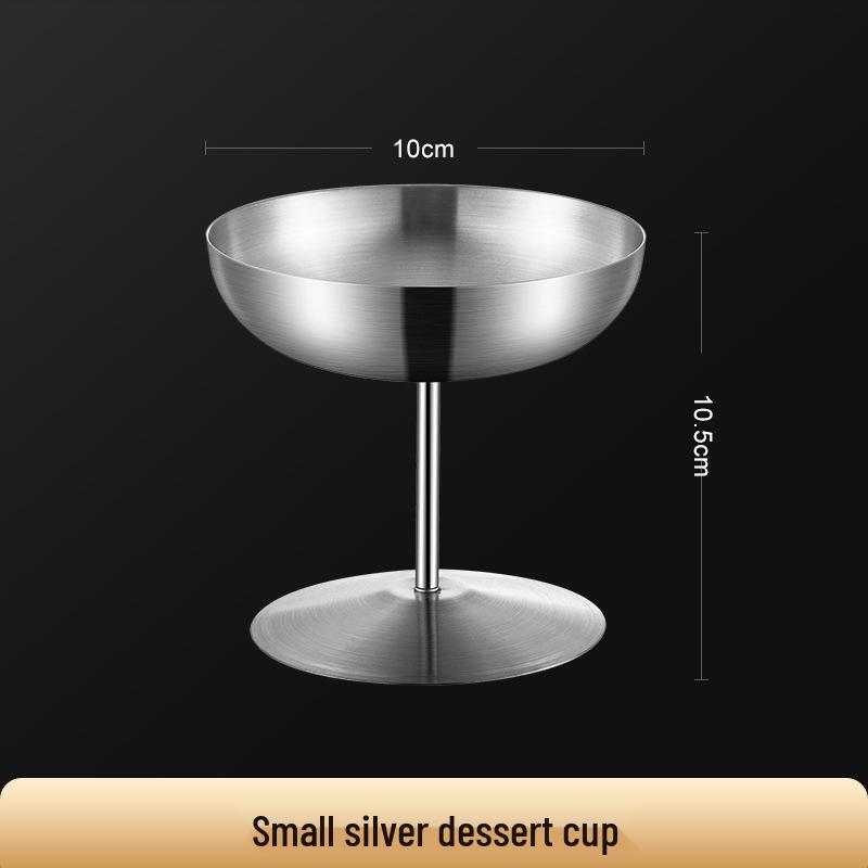 Stainless Steel High-Footed Ice Cream and Dessert Cup