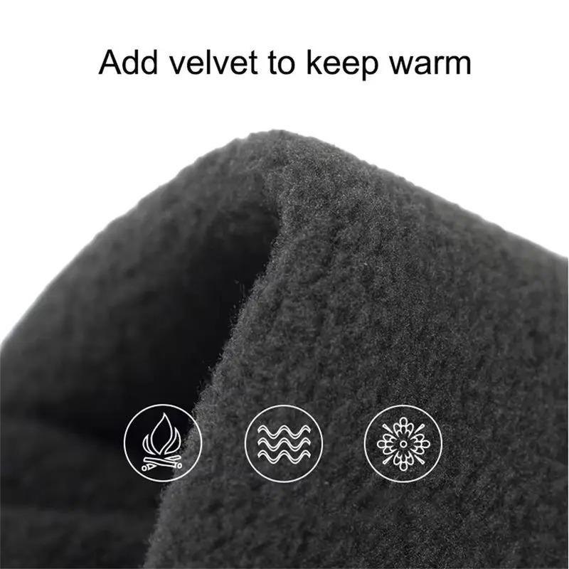 Winter Warm Gloves Touch Screen Windproof Non Slip Cold-proof Cycling Gloves Outdoor Men's Women's Running Hiking Skiing Gloves