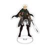 Charm Anime Fans Gifts HD Figure Attack on Titan Alan Yeager Hanji Zoe Acrylic Stand Model Desktop Decoration Series 15cm