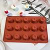 12/15 Holes Silicone Mold Muffin Cupcake Baking Tray Bordelais Fluted Cake Pudding Mold Diy Baking Kitchen Accessories