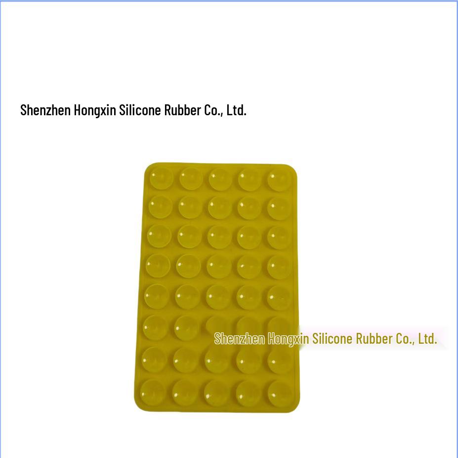 Silicone Suction Cup Holder for Mobile Phones - Square, Single-Sided, Set of 24