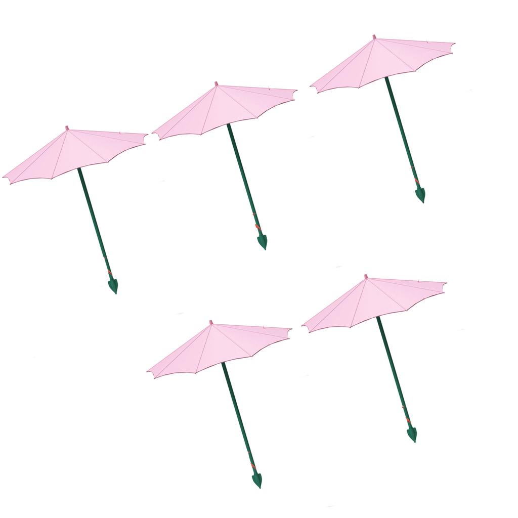 5Pcs Outdoor Plant Umbrella for Outdoor Plant Garden Umbrella Shade for Potted Plant Garden Bed Provide Shade Garden Bed