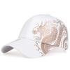 Cappellino da Baseball Stampato con Drago Cinese Dorato Unisex Uomo Donna Snapback Primavera Autunno Esterno Regolabile Cappello Casual Punk Rock Gotico Hip Hop