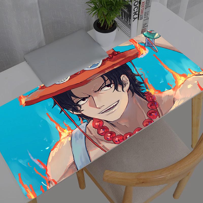 Mouse Pad Anime One Piece durable xxl Gaming Accessories Mousepad Gamer PC Completo Computer Keyboard Desk Mat Varmilo