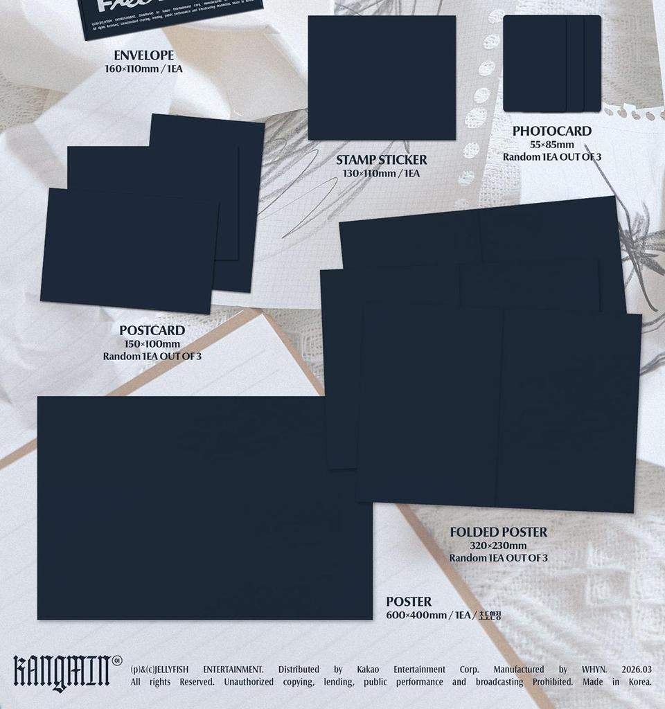 KANGMIN (VERIVERY) - 1st Single Album [Free Falling] (Photobook Ver.)