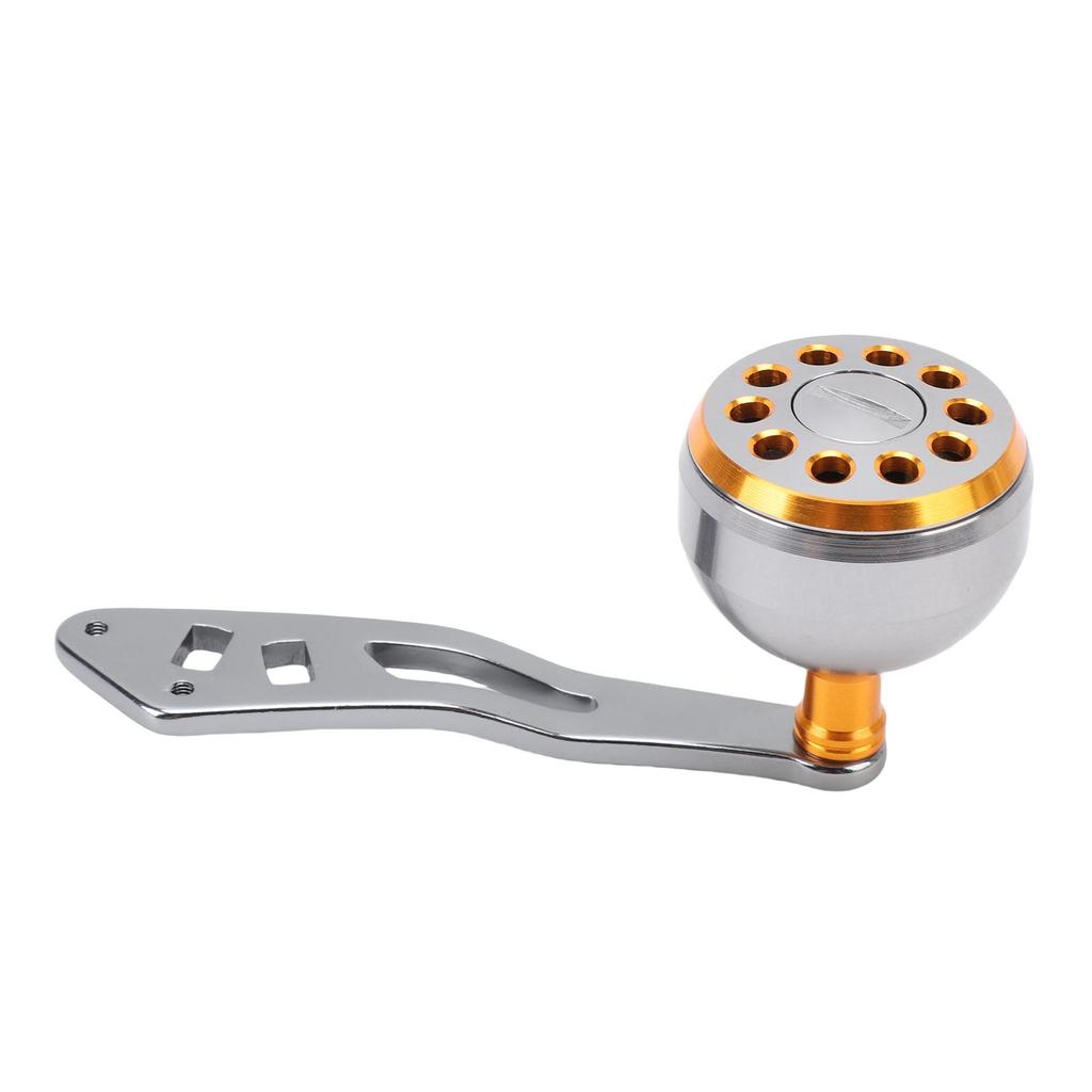 Angelrolle Power-Griff Aluminiumlegierung Leicht Ergonomisch Baitcasting-Rolle Knauf Griff Griffe Gold