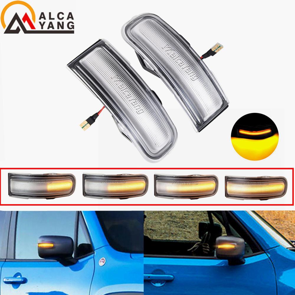 Canbus Smoked Lens Sequential Amber LED Car Front Side View Mirror Signal Lights for 2015-2022 Jeep Renegade Turn Signal Lights