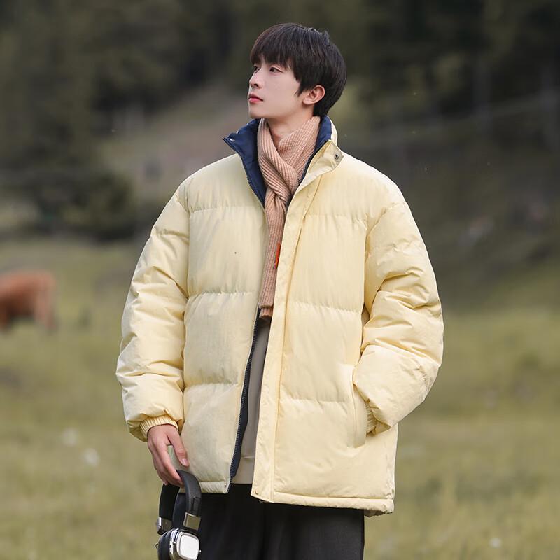 

Men s Trendy Color Block Padded Puffer Jacket XL