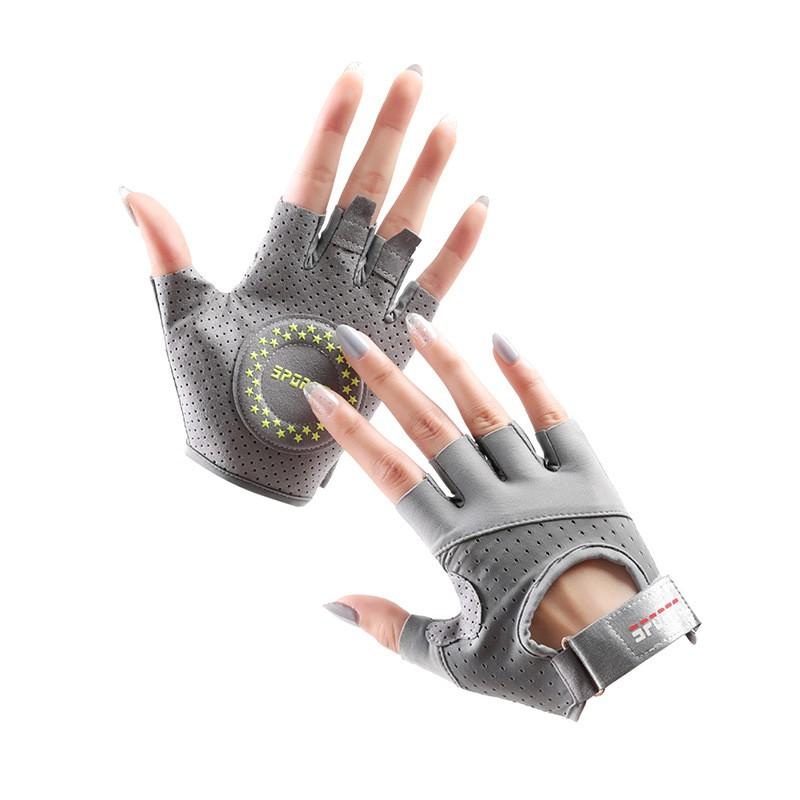Breathable Half-Finger Gym Gloves Weightlifting Workout Anti-Slip Durable Fitness Training With Wrist Support