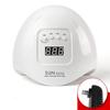 SUNX 5 PLUS Nail Dryer UV LED Nail Lamp with 4 Bottom Timer LCD Display