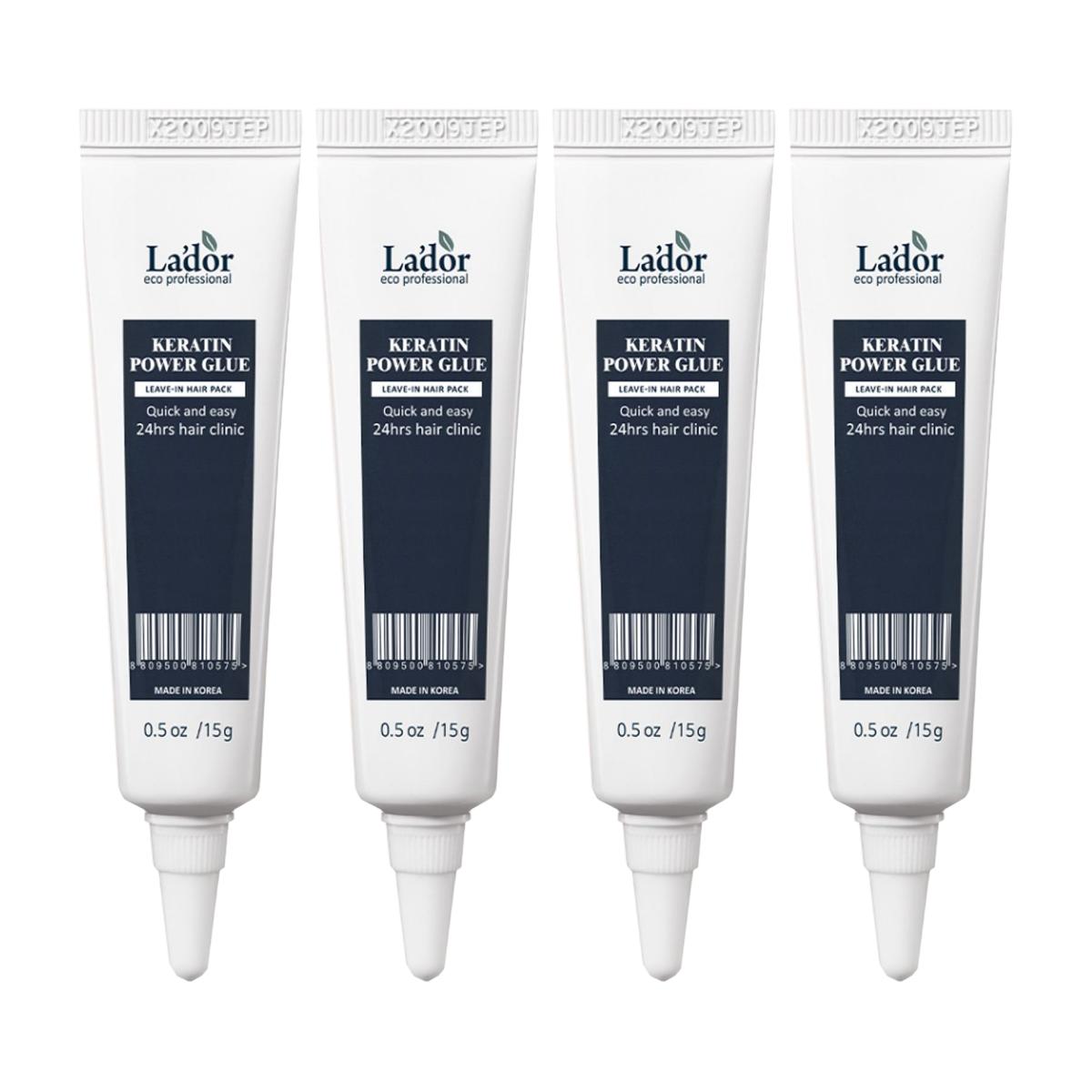 LA DOR Кератиновый Power Glue Восстановление Белка и Контроль Пушистости 15 г x 4