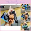 Adorable Superhero Bear Keychain Pvc Material Cute Cartoon Couples Gift Accessory