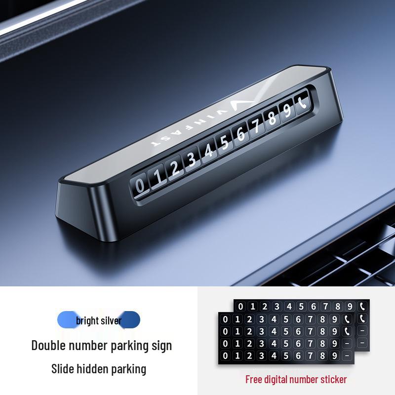 

Временный держатель парковочного разрешения для VinFast Zhonghua V5/H530 Junjie - Декорация для перемещаемой номерной таблички