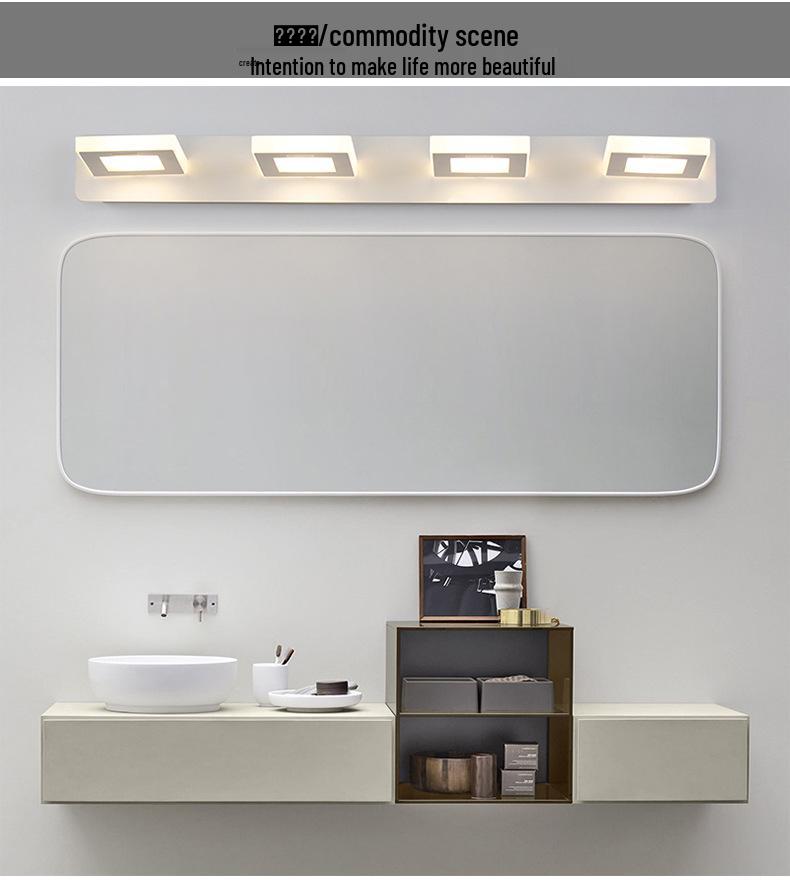 Waterproof Modern LED Bathroom Vanity Light with Anti-Fog Eye Protection