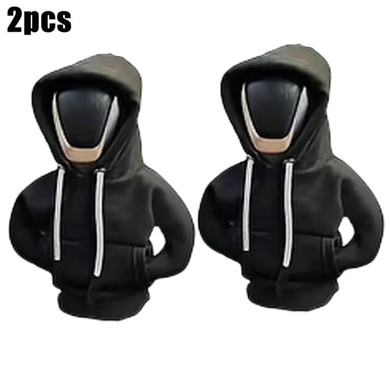 Felpa con Cappuccio Universale Copertura Leva Cambio Auto Felpa Leva Cambio Copertura Pomello Cambio Decorazioni Auto