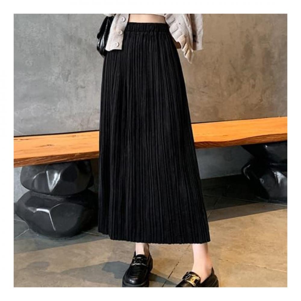 Navava Long Skirt Back Slit Banding Ns395