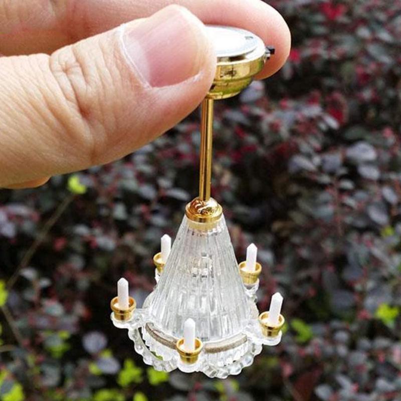 Furniture Miniature Ceiling Light Girls Decorative Ornaments Toy Miniature Light Portable Relieve Boredom Dollhouse Toys