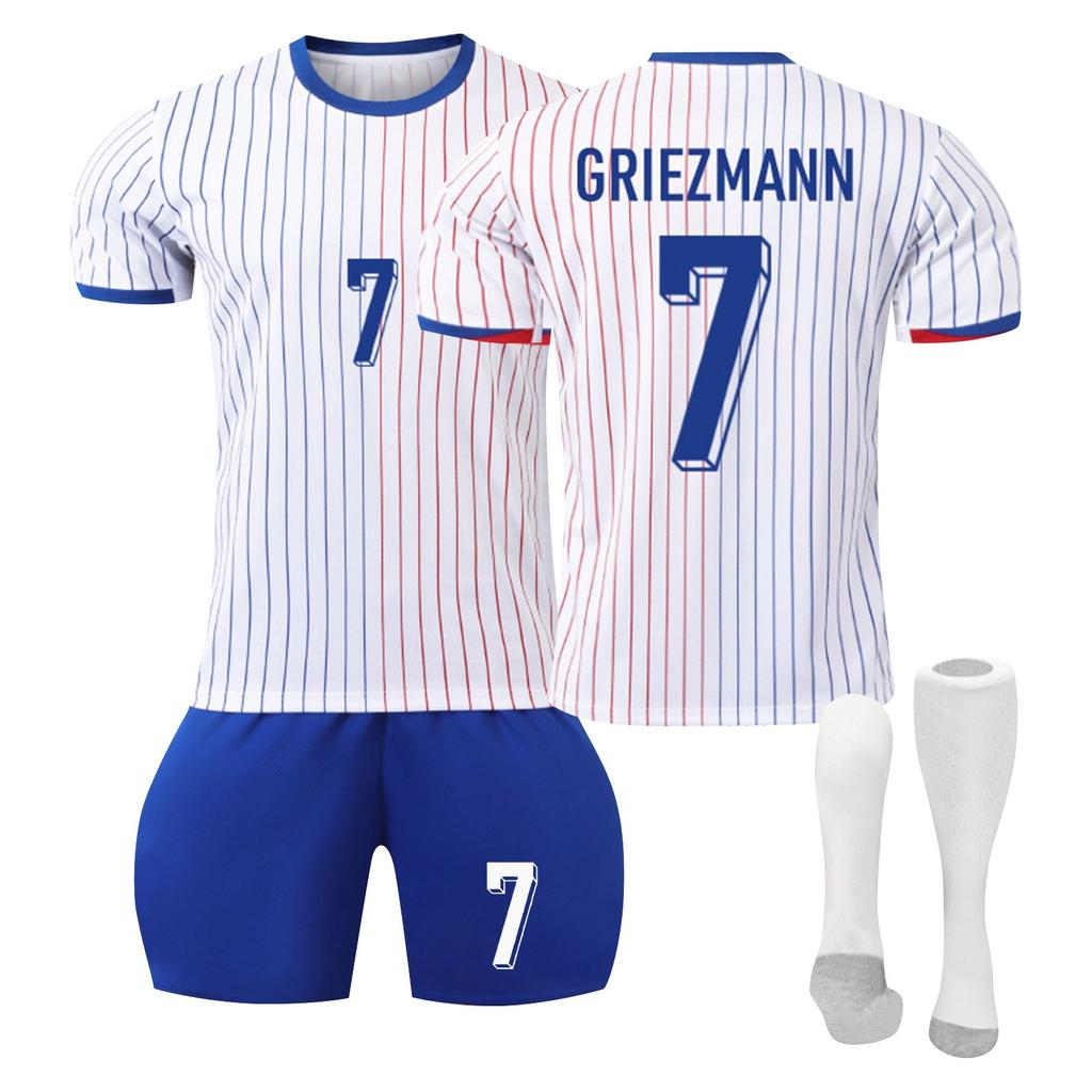 2425 Away Jerseys Conjunto de uniforme de equipe esportiva Conjunto de terno de treinamento de futebol