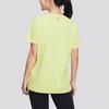 Skechers Solid Color Breathable Sports Short Sleeve Regular T-Shirt Women Tops Light-Yellow-Green P224W063-03Z2