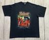 Vintage Slipknot Självbetitladeeran Europaturné Enkelstygn T-shirt Storlek XL Unisex T-shirt