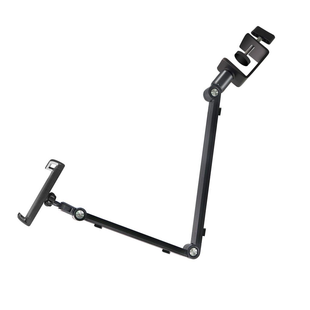 Long Arm Phone Mount Clip Type Tablet Phone Desktop Stand 360 Degree Rotatable Folding Stand
