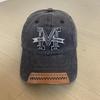 Spring And Autumn Retro Peaked Cap Men'S Ladies Outdoor Sun Hat Washed Denim Letter M Embroidered Baseball Cap