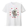 Maltese Dog Lover Puppy Owner Maltipoo Mix Fans Hearts T shirt vintage Washed fashion Comfortable Soft Versatile Stylish