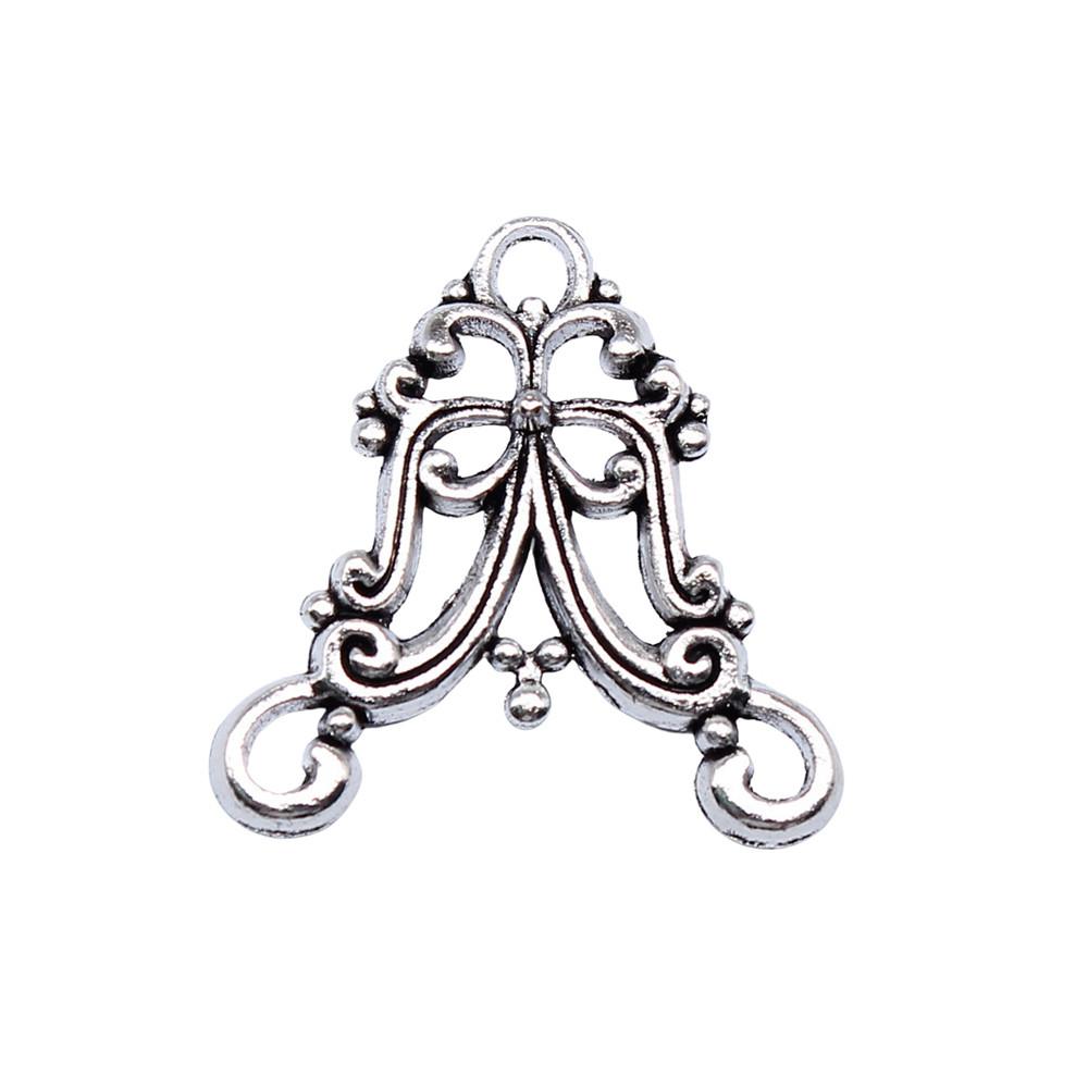Geometric Flower Multi Loop Connectors Metal Links For Earrings Accessories Parts