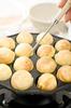 Ikenaga Iron Works Takoyaki Plate, 14 Holes, Long Wooden Handle, Cast Iron, Gas Stove Only, Made in Japan, 000410