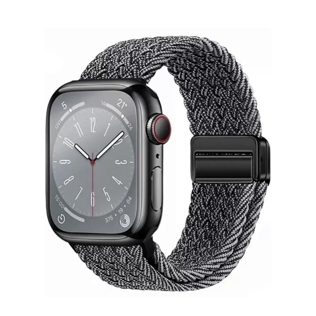 Cinturino in Tessuto di Nylon Multicolore per Apple Watch 46mm 42mm 44mm 40mm 45mm 49mm 41mm iWatch Serie Ultra 3 SE 3 11 10 9 8 7 6