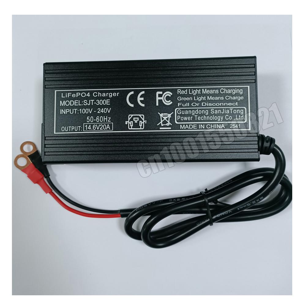 12V 20A Smart Lifepo4 Battery Charger 4S 14.6V High Power Charger For Lithium Iron Phosphate Battery Chargers EU Plug