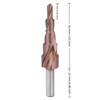Cobalt Coating Step Drill Bit Triangular Shank Step Drill Bit Set Durable Hole Reamer  Counterbore