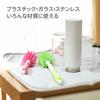 EDISONmama Silicone Brush L Size Bottle Water My Glass Baby Use Reaches Deep Soft Hygienic Quick Dry Green