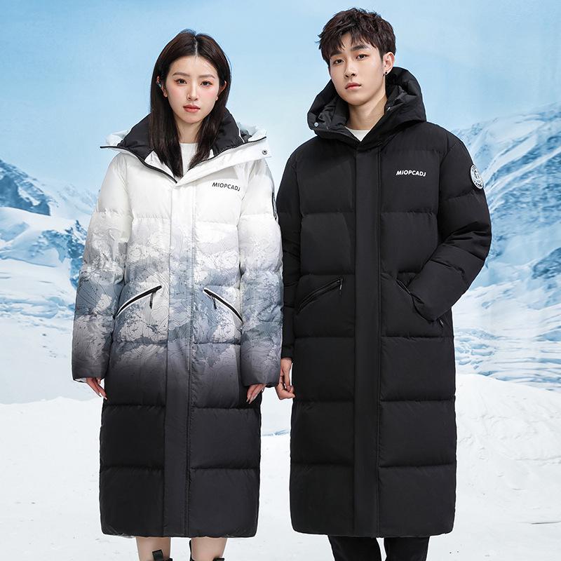 Herren Mittellange Daunenjacke - 2025 Winter Neuer Trend, Dicker Mantel über dem Knie