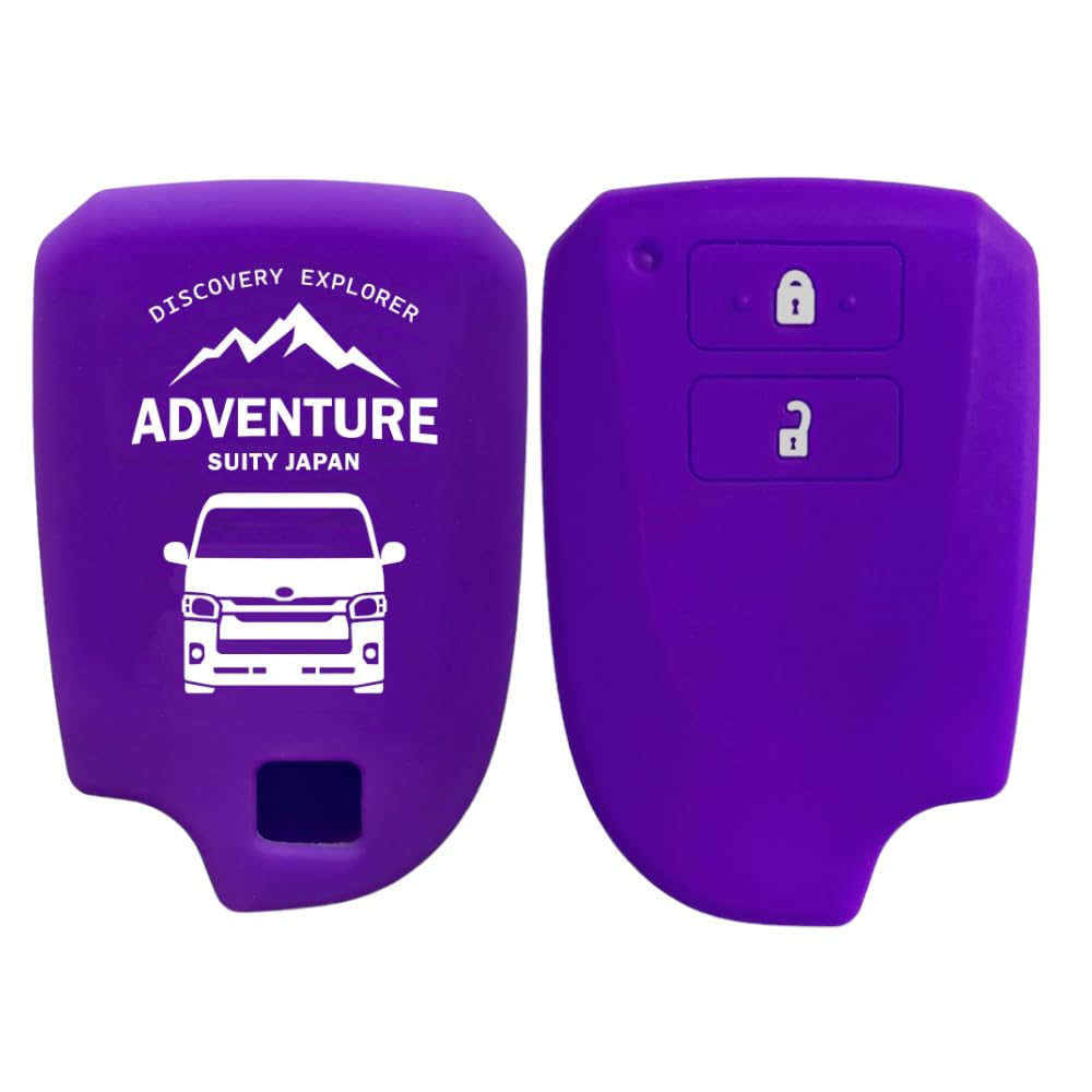 

Силиконовый чехол для смарт-ключа SUITY для Toyota Hiace Regius Ace в стиле Mountain Adventure 200-й серии Hiace 7-го поколения, устойчивый к царапинам, идеальная посадка TOYOTA 3-й,