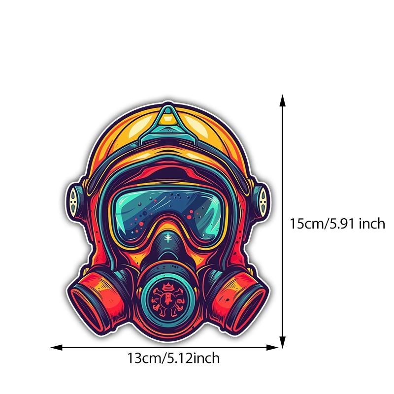

Car Sticker Firefighter Helmet Waterproof Vinyl Decals Auto Body Window Bumper Decor Motorcycle Helmet Stickers TM304 A-15cm Longest Side