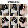 Large Capacity Bag Women's New Casual Fashion Versatile Shoulder Bag Simple Solid Color Down Bag