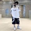Ensemble de sport d'été pour garçon: Ensemble Deux Pièces T-shirt Manches Courtes Léger et Élégant + Short pour Enfants Plus Âgés