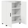 Bathroom Cabinet with Storage High Gloss White 60 X 35 X 80 Cm