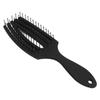 Detangling Comb Ergonomic Handle Hollow Out Design Clean Neat Scalp Massage Relieve Pressure Massage Comb