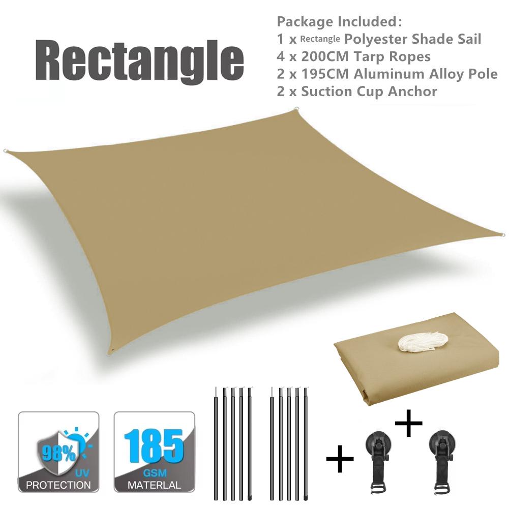 Car Shelter Shade Camping Side Car Roof Top Tent Awning Waterproof UV Portable Camping Tent Automobile Rooftop Rain Canopy