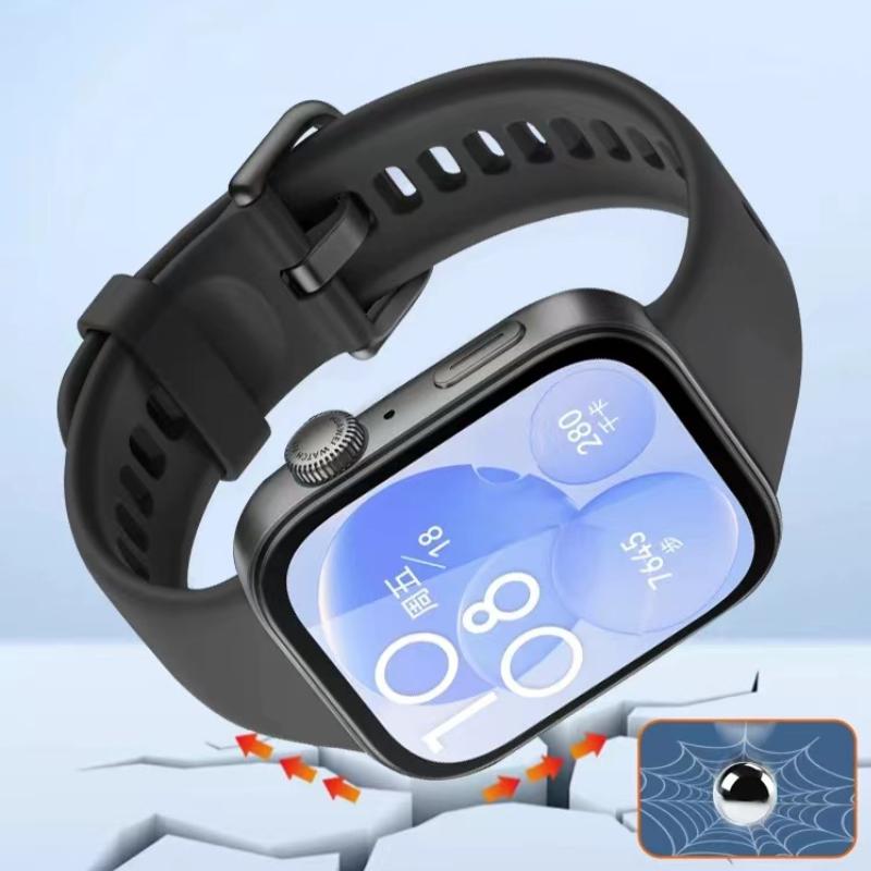 HD Glass+Case For Huawei Watch Fit 4/3 All-around Anti-scratch Frame Screen Protective Shell Huawei Watch Fit 4 pro Bumper Cover