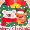 Merry Christmas Cards 10Pcs Greeting Set, Folding Cartoon Blank Santa Claus Note Cards, Festive Blessing for Holiday Gift